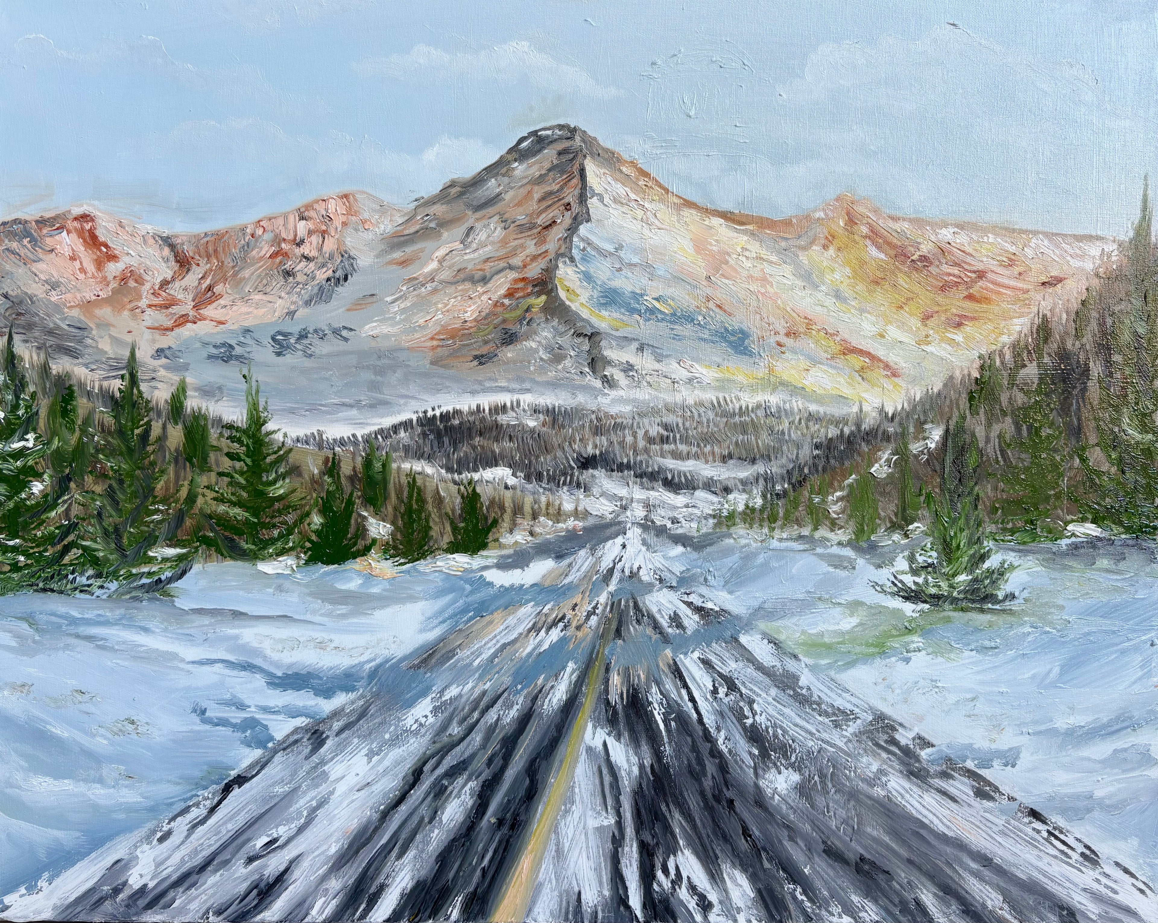 Driving through the Rockies, baby